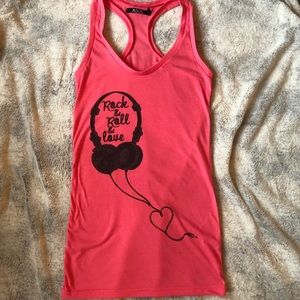 ASOS racer back long length tank top